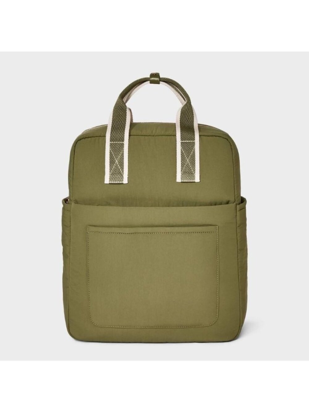 Square Backpack - Universal Thread™ Green: Fits 14" Laptop, Recycled Nylon, Coll